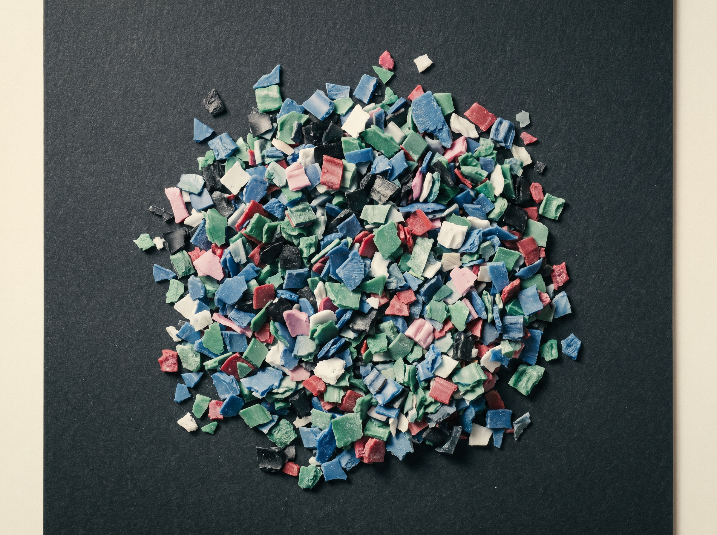PP polypropylene chips — shredded feedstock
